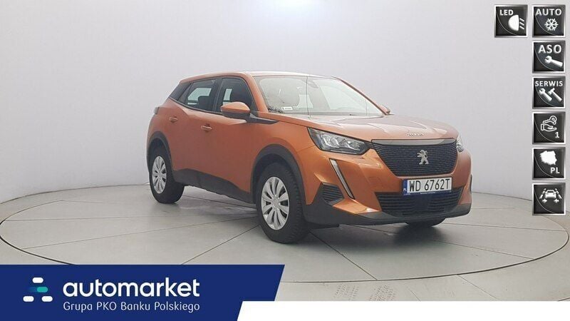 Pomarańczowy Używany 2020 Peugeot 2008 Active SUV | 59 850 zł (Dość drogi) - Obraz 1/4