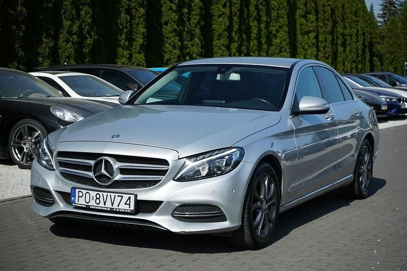 Srebrny Używany 2015 Mercedes C180 Avantgarde Sedan/Limuzyna | 47 900 zł (Uczciwa cena) - Obraz 1/4