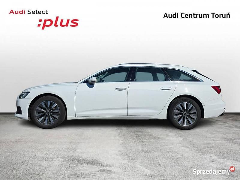 Biały Używany 2022 Audi A6 Advanced Kombi | 229 900 zł - Obraz 1/4