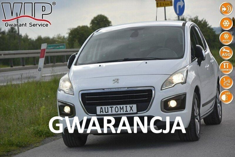 Biały Używany 2014 Peugeot 3008 SUV | 29 300 zł (Uczciwa cena) - Obraz 1/4