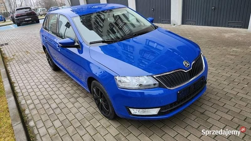 Niebieski Używany 2019 Skoda Rapid Sedan/Limuzyna | 28 900 zł (Super Cena) - Obraz 1/4