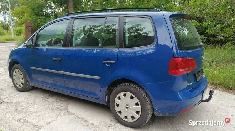Niebieski Używany 2012 VW Touran Minivan | 19 900 zł (Dobra cena) - Obraz 1/4