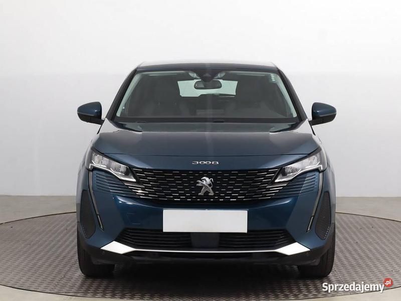 Niebieski Używany 2021 Peugeot 3008 SUV | 77 999 zł - Obraz 1/4