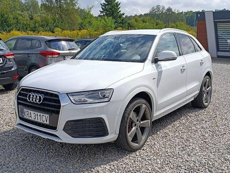 Biały Używany 2015 Audi Q3 S-Line SUV | 64 900 zł (Uczciwa cena) - Obraz 1/4