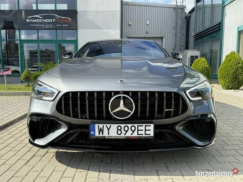 Szary Używany 2023 Mercedes AMG GT 43 AMG Coupe | 779 000 zł - Obraz 1/4