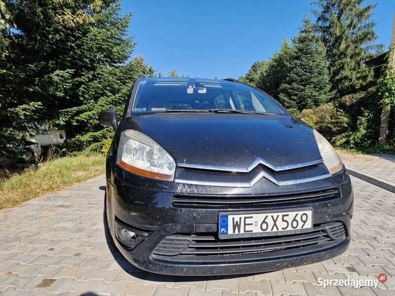 Czarny Używany 2008 Citroën Grand C4 Picasso Minivan | 8500 zł (Uczciwa cena) - Obraz 1/4