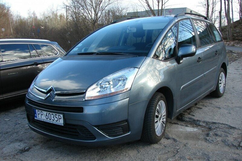 Srebrny Używany 2007 Citroën Grand C4 Picasso Minivan | 12 777 zł - Obraz 1/4