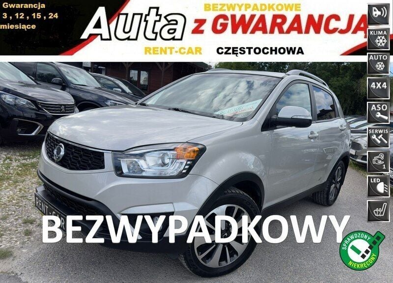 Beżowy (metalik) Używany 2014 Ssangyong Korando SUV | 28 900 zł (Dobra cena) - Obraz 1/4