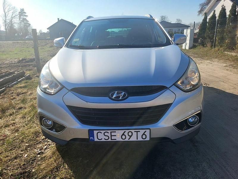 Szary Używany 2010 Hyundai Tucson SUV | 34 600 zł (Drogi) - Obraz 1/4