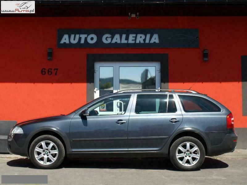 Szary (metalik) Używany 2008 Skoda Octavia Scout 4x4 Sedan/Limuzyna | 37 000 zł - Obraz 1/4