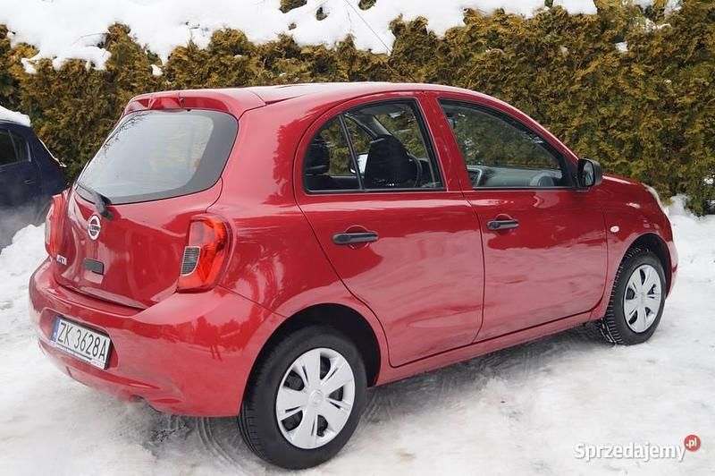 Używany Nissan Micra 2014 Czerwony Hatchback
