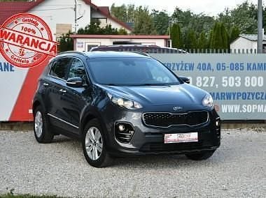 Szary Używany 2018 Kia Sportage 2 SUV | 69 900 zł (Dobra cena) - Obraz 1/4