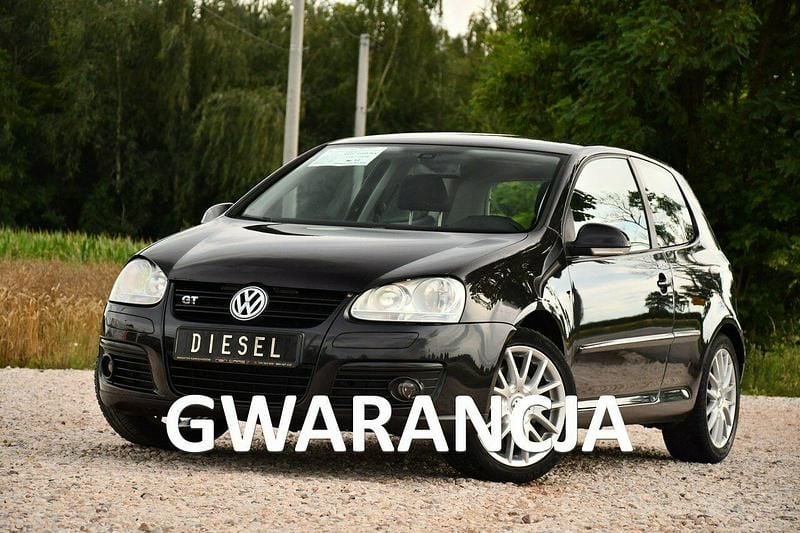 Czarny (metalik, perła) Używany 2007 VW Golf V Hatchback | 13 999 zł - Obraz 1/4