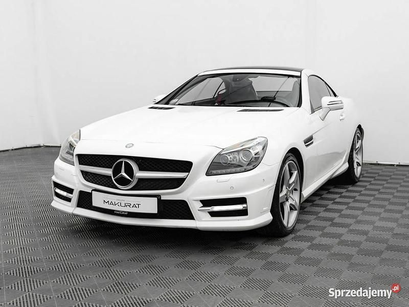 Biały Używany 2011 Mercedes SLK200 AMG Kabriolet | 67 810 zł - Obraz 1/4
