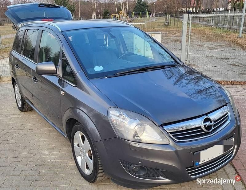 Szary Używany 2010 Opel Zafira Cosmo Minivan | 17 500 zł (Dość drogi) - Obraz 1/4