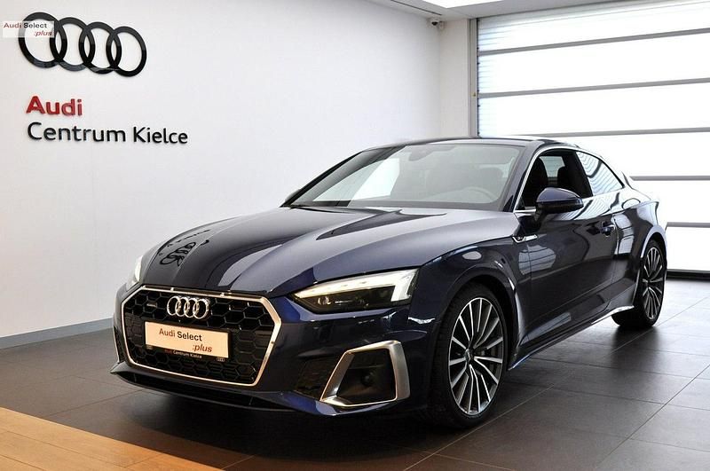 Granatowy Używany 2020 Audi A5 S-Line Coupe | 149 980 zł (Drogi) - Obraz 1/4