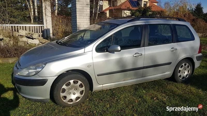 Srebrny Używany 2003 Peugeot 307 Kombi | 1999 zł (Dobra cena) - Obraz 1/4