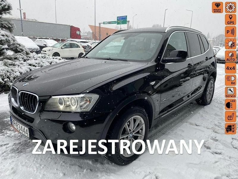 Czarny Używany 2012 BMW X3 SUV | 48 900 zł (Dość drogi) - Obraz 1/4