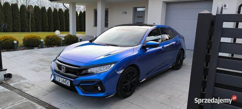 Niebieski Używany 2021 Honda Civic Sport Plus | 88 000 zł (Uczciwa cena) - Obraz 1/4