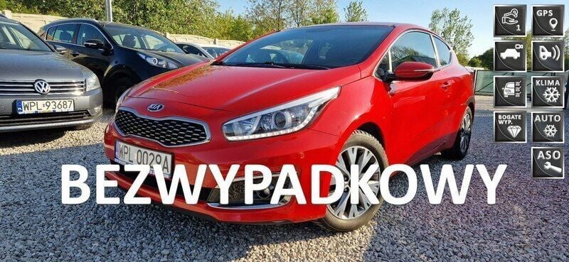 Czerwony Używany 2017 Kia ProCeed 2 Hatchback | 37 900 zł (Super Cena) - Obraz 1/4