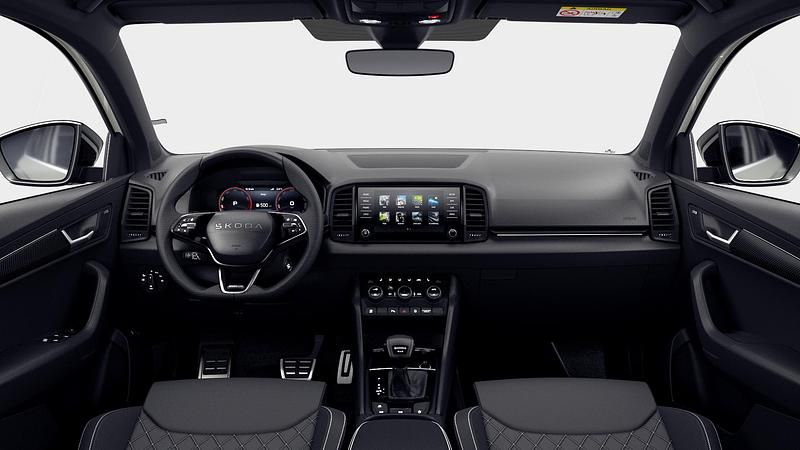 Szary steel niemetalizowany Nowe 2026 Skoda Karoq SportLine SUV | 196 200 zł (Uczciwa cena) - Obraz 1/1