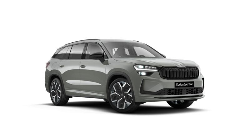 Szary steel niemetalizowany Nowe 2025 Skoda Kodiaq SportLine SUV | 238 350 zł (Uczciwa cena) - Obraz 1/4