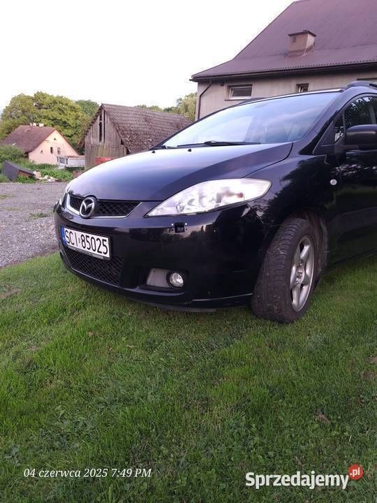 Czarny Używany 2007 Mazda 5 Minivan | 7000 zł (Uczciwa cena) - Obraz 1/4