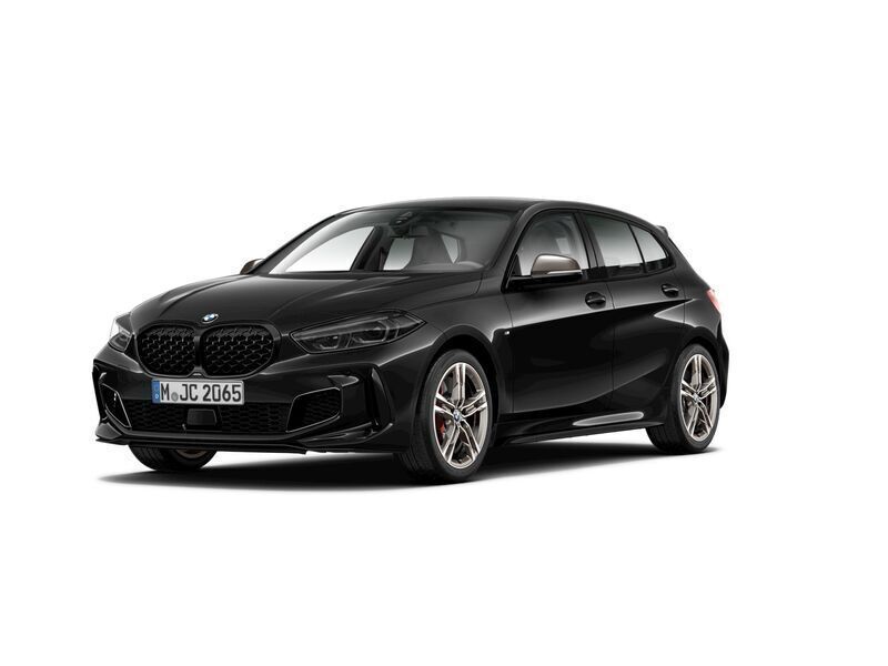 Czarny szafir metalizowany Używany 2024 BMW M135 Comfort Edition Hatchback | 194 900 zł (Uczciwa cena) - Obraz 1/3