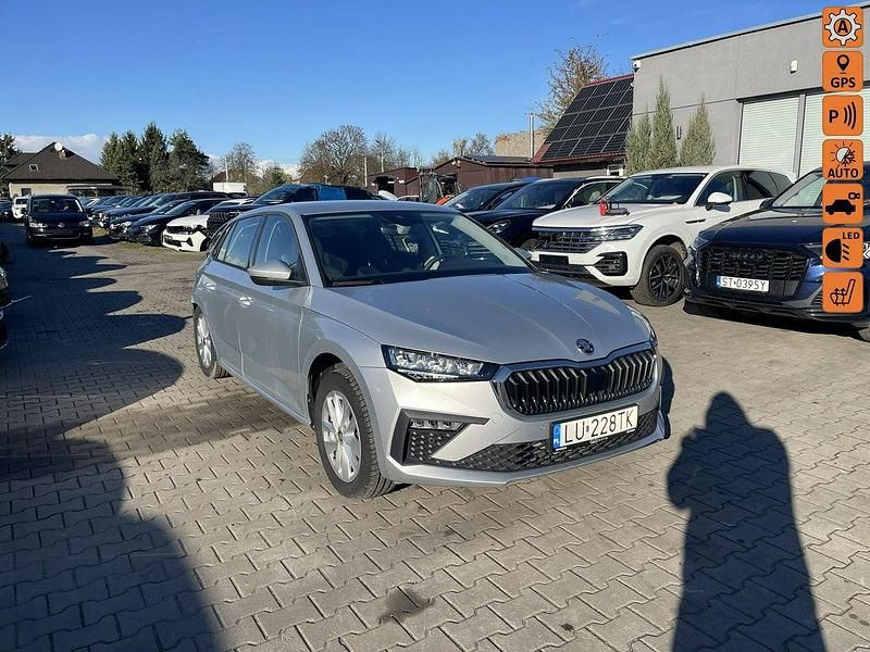 Srebrny Używany 2024 Skoda Scala Hatchback | 52 900 zł - Obraz 1/4