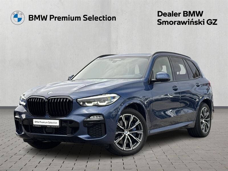 Niebieski phytonic metalizowany Używany 2021 BMW X5 Shadowline SUV | 264 700 zł (Uczciwa cena) - Obraz 1/3