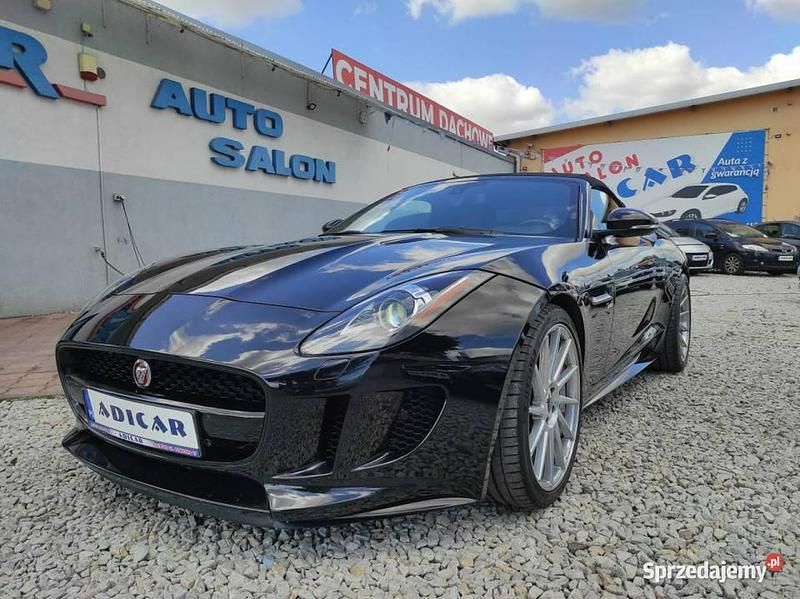 Używany Jaguar F-Type 380 KM (279 kW) 2016 Czarny (metalik) Kabriolet