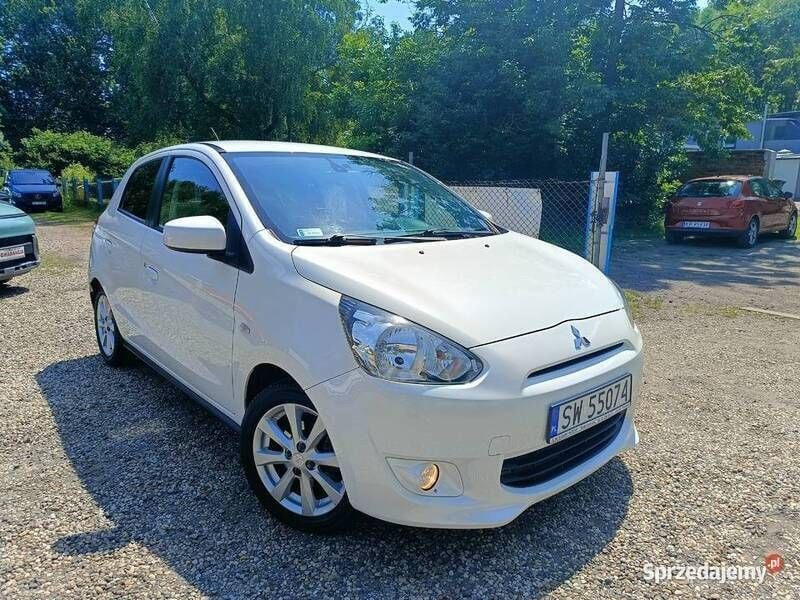 Używany Mitsubishi Space Star 80 KM (58 kW) 2015 Biały Hatchback