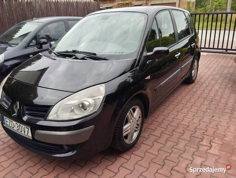 Czarny Używany 2007 Renault Scénic II Minivan | 5600 zł (Uczciwa cena) - Obraz 1/4
