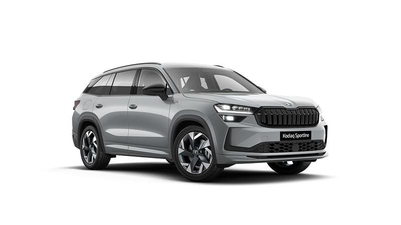 Srebrny smokey diamond metalizowany Nowe 2026 Skoda Kodiaq SportLine SUV | 263 400 zł (Uczciwa cena) - Obraz 1/3