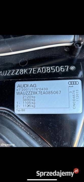 Czarny Używany 2013 Audi A4 Comfort Sedan/Limuzyna | 53 000 zł (Super Cena) - Obraz 1/4