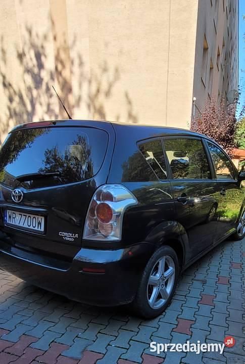 Czarny Używany 2006 Toyota Corolla Verso Minivan | 9800 zł (Uczciwa cena) - Obraz 1/4