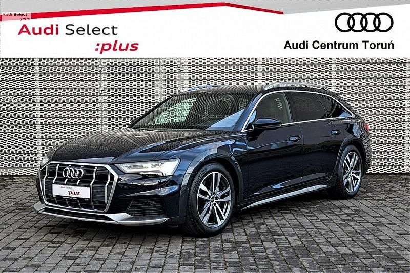 Niebieski ciemny (metalik) Używany 2022 Audi A6 Allroad Kombi | 409 900 zł - Obraz 1/1