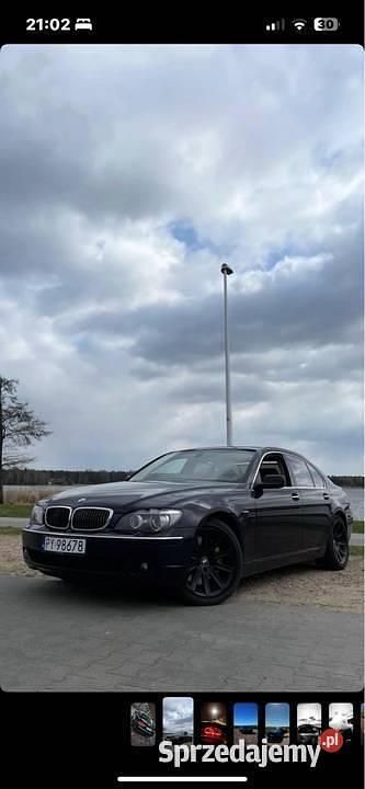 Niebieski Używany 2005 BMW 745 Sedan/Limuzyna | 29 900 zł - Obraz 1/4