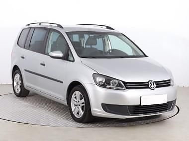 Srebrny Używany 2014 VW Touran Minivan | 29 999 zł (Dobra cena) - Obraz 1/4