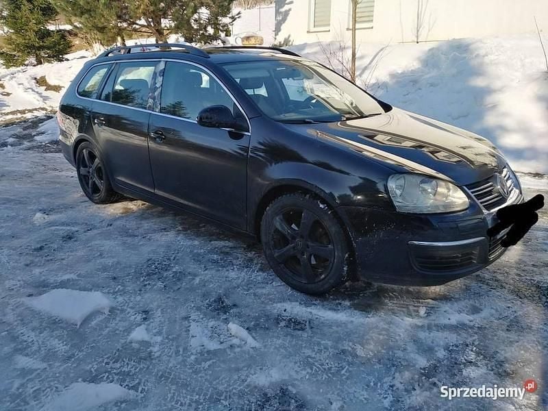 Czarny Używany 2008 VW Golf VI Kombi | 11 500 zł (Uczciwa cena) - Obraz 1/4