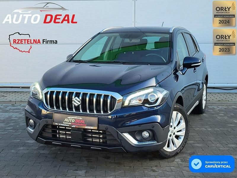 Niebieski ciemny (metalik) Używany 2018 Suzuki SX4 S-Cross SUV | 47 700 zł (Uczciwa cena) - Obraz 1/4