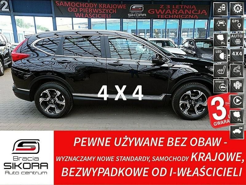Czarny Używany 2019 Honda CR-V Hybrid SUV | 129 900 zł - Obraz 1/4