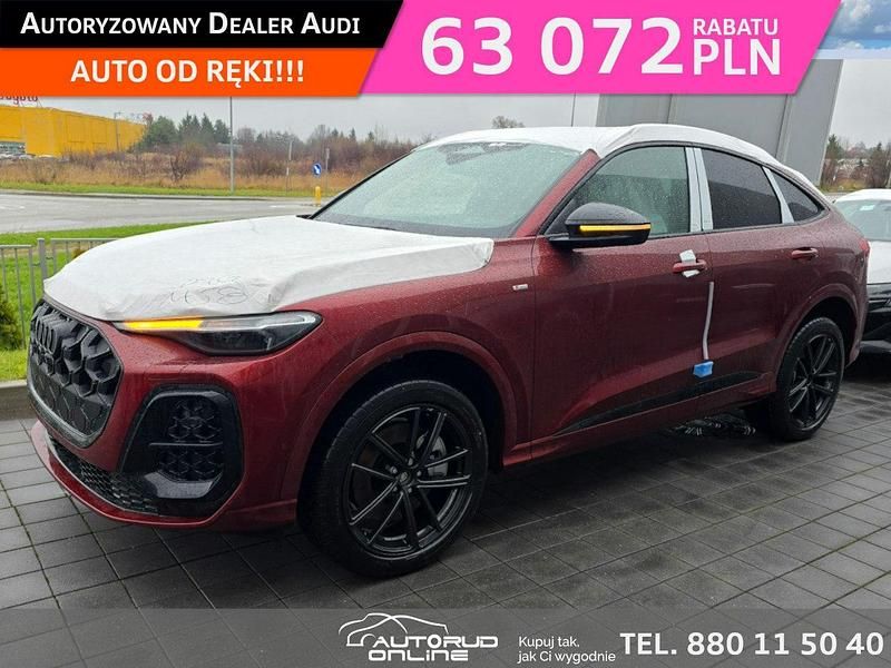Czerwony (metalik) Nowe 2025 Audi Q5 Sportback SUV | 293 668 zł (Drogi) - Obraz 1/4