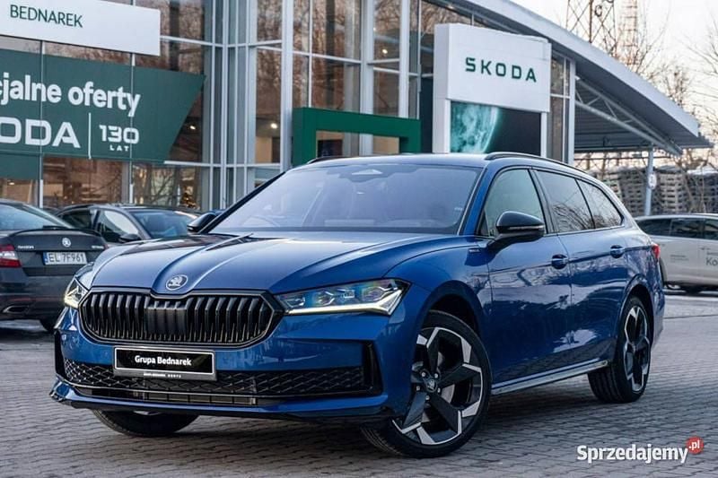 Niebieski Nowe 2026 Skoda Superb SportLine Kombi | 232 000 zł (Super Cena) - Obraz 1/4