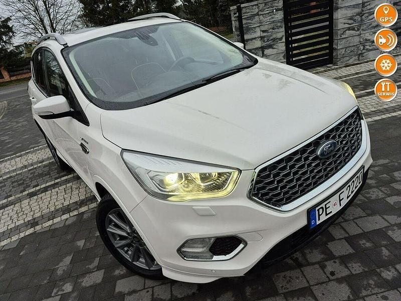 Biały Używany 2017 Ford Kuga SUV | 67 900 zł (Uczciwa cena) - Obraz 1/4