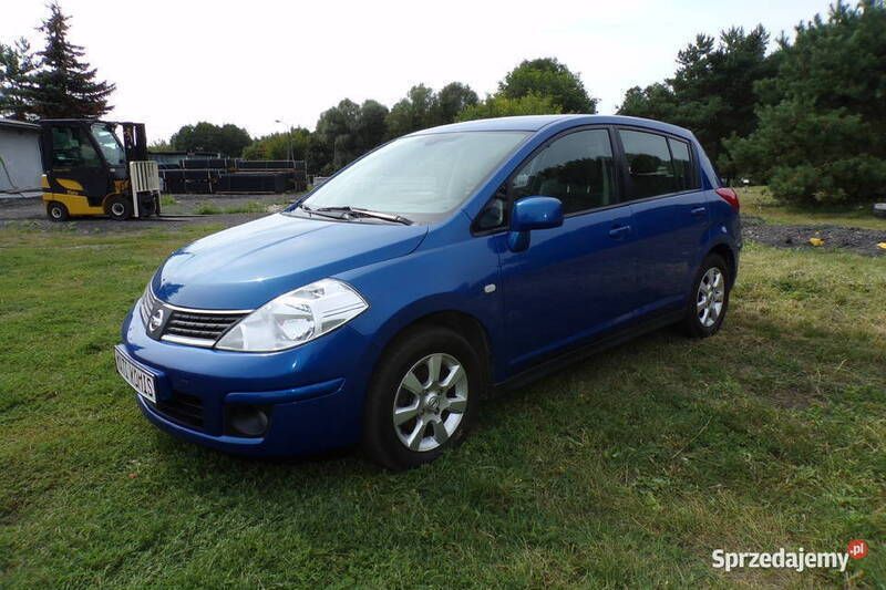 Niebieski Używany 2008 Nissan Tiida Hatchback | 13 900 zł - Obraz 1/4