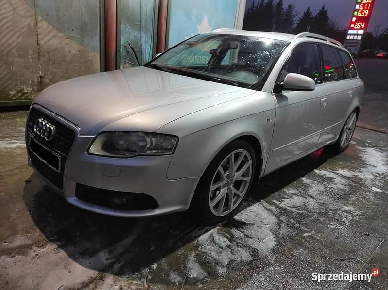 Używany Audi A4 S-Line 2007 Srebrny Kombi