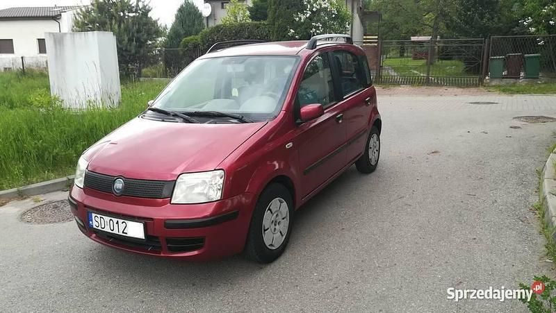 Używany Fiat Panda 2005 Bordowy Hatchback