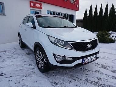Biały Używany 2015 Kia Sportage SUV | 51 900 zł (Dobra cena) - Obraz 1/4