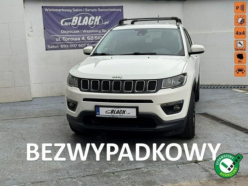 Biały Używany 2017 Jeep Compass SUV | 72 890 zł (Uczciwa cena) - Obraz 1/4